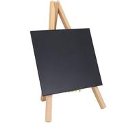 Securit – Ardoise de table et chevalet Mini trépied Bois hêtre laqué 24 x 15 cm