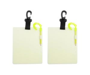 Ardoise d'écriture de plongée Portable, étanche et lumineuse