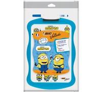 Ardoise écolier BIC Velleda Minions double face effaçable à sec 20 x 31 cm + 1 feutre effaçable et 1 effacette inclus
