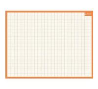 Ardoise effaçable - 1 face grands carreaux - 1 face carte des fleuves de France - 32x42cm