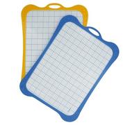 Ardoise Effacable A Sec, 1 Face Uni / 1 Face Quadrillee 5x5