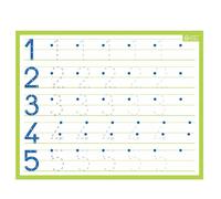 Ardoise effaçable - BOUCHUT - 21x26,5cm - Pour enfants - Chiffres 1 à 10 - Mixte