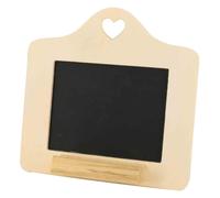 Ardoise En Bois Murale Découpe Coeur 15 X 15 Cm