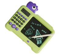 Ardoise Enfant Écrire - Tableau Dessin LCD | Jouet Éducatif 2-en-1 Avec Audio, Calcul Mental, Classiques Chinois, Effaçable, Rechargeable, Cadeau Scolaire Garçons Filles 3-7 Ans