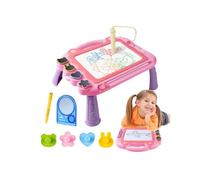 Ardoise Magique - A - Grande - 2 Stylos Inclus - 4 Tampons - Sécurisée pour Enfants