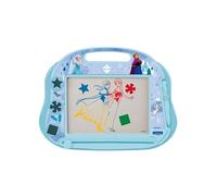 Lexibook, Disney La Reine des Neiges Tableau de Dessin magnétique, Tablette créative A5 avec Stylo, tampons et Curseur effaceur, Jouet d'activité pour Enfants à partir de 3 Ans, Bleu, CRFZ550