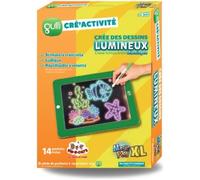 Ardoise magique électronique - Gulli - Gulli Créa Activité XL - XL 33.5x23.2cm - 12 feutres néons - 42 pochoirs
