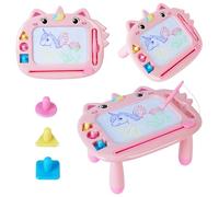 Ardoise Magique Enfant, Effaçable Tablette Dessin avec 4 Pieds Tableau Magnétique pour Bebe 2 3 4 5 Ans Tablette Dessin Jeux Educatif Tablette de Croquis pour Garçons Filles Anniversaire Cadeau