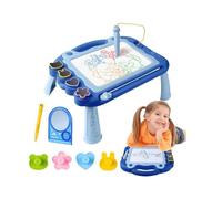 Ardoise Magique Grande avec Pieds - Tableau de Dessin Magnétique Effaçable - Jouets Éducatifs Cadeau (Bleu)