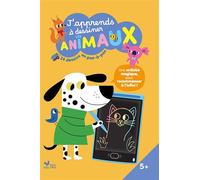 Ardoise magique - J'apprends à dessiner en pas-à-pas - Sandra Collet - Deux Coqs D'or - cartonné - Jeux livres objets