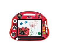 Lexibook Ardoise magique Miraculous Chat Noir Multicolore magnétique Stylet et tampons Rouge/Noir A5