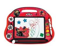 Lexibook Ardoise magique Miraculous Chat Noir Multicolore magnétique Stylet et tampons Rouge/Noir A5