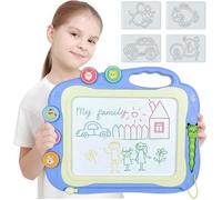 Ardoise Magique - Tablette magique enfant - 35.5x28.5cm Bleu -Tableau Magnétique Effaçable pour Bebes et Enfants garçon fille
