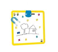 Ardoise Magnétique Double Face Minions - Smoby - Avec Pince Feuille et Accessoires - Jaune et Blanc