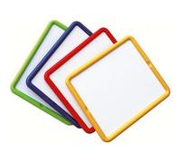 Ardoise magnetiques 2 faces - Lot de 4