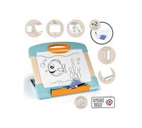 Smoby - Ardoise Modulo - Ardoise Effaçable et Magnétique - Jeu Educatif - Modulable et Transportable - Feutre et Chiffon - A Partir de 3 Ans
