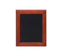 Securit Tableau noir mural finition laquée Acajou 30 x 40 cm