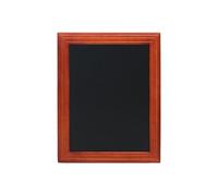Securit – Tableau noir WBU-M-40 – Résistant aux intempéries – Cadre acajou – 40 x 50 cm