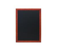 Securit Tableau noir mural finition laquée Bord acajou 60 x 80 cm