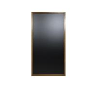 Ardoise murale cadre carré en bois couleur chêne dimensions 100 x 55 cm - Fabrication française