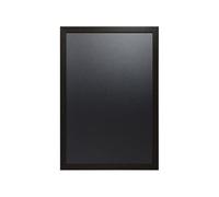 Ardoise murale cadre carré en bois couleur noir dimensions 63 x 43 cm - Fabrication française