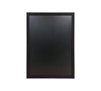 Ardoise murale cadre carré en bois couleur noir dimensions 83 x 63 cm - Fabrication française
