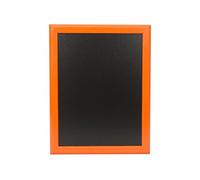 Ardoise murale en bois couleur orange dimensions 46 x 36 cm - Fabrication française