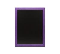 Ardoise murale en bois couleur violet dimensions 46 x 36 cm - Fabrication française