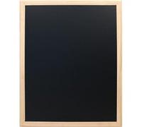 Securit Tableau noir mural finition laquée Bord bois 70 x 90 cm