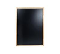 Ardoise murale Recto Verso cadre bois brut dimensions 72,5 x 52,5 cm