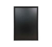 Ardoise murale Recto Verso cadre bois couleur noir dimensions 72,5 x 52,5 cm