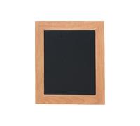 Securit Tableau noir mural Finition laquée avec bord en teck 30 x 40 cm
