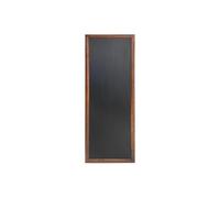 Securit - Tableau noir mural - Résistant aux intempéries - Cadre laqué: Marron foncé- Dimensions: 56x150cm - WBL-DB-150