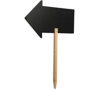 Securit Tableau noir FBS-Arrow – 670 x 500 x 20 mm – support bois avec pointe et marqueur à craie
