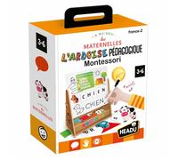 Jeu écriture et lettres Headu La maison des maternelles L'ardoise pédagogique Montessori Multicolore E