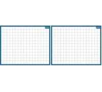 ARDOISE QUADRILLAGE 5X5 MINI 21 x 26,5 cm BOUCHUT (Lot de 2)