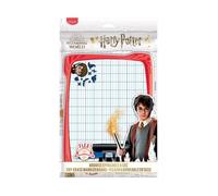 Ardoise scolaire - MAPED - HARRY POTTER - Incassable - Inclus feutre et brosse - Blanc