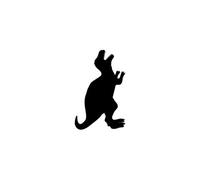 Ardoise silhouette dinosaure