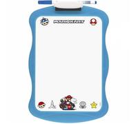 BIC Ardoise Velleda Mario Kart 20x31 cm effaçable à sec, feutre/effacette bleu, lot de 1