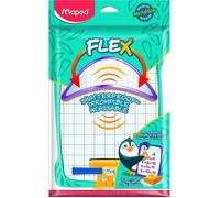 Ardoise Velleda Blanche incassable Décorée + Accessoires - MAPED - Nouvelles Couleurs - Bleu