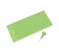 Ardoises d ' écriture en braille 4 lignes 28 cellules et 9 lignes 30 cellules pour étudiants malvoyants adultes ardoises en plastique braille tableau d ' écriture aveugle