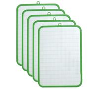 Ardoises effaçables à sec - WONDAY - Lot de 5 - 19x26 cm - Assortis - Mixte