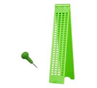 Ardoises en braille à 4 lignes et 28 cellules avec kit d'écriture et stylo pour améliorer les capacités d'écriture