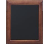 Ardoises murales noires pour cafés et restaurants encadrement bois coloris wenge 30*40cm