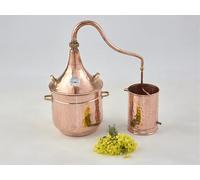 Ardosia Alambic Artisanal en Cuivre Spécial pour Les Savons Aux Herbes et Aux Plantes, Différentes Tailles (10 Litros)