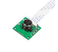 Arducam Pour appareil photo Raspberry Pi, objectif fisheye ultra grand angle 5 MP, OV5647 Pi module de caméra avec filtre infrarouge et mise au point manuelle pour Raspberry Pi 4B/3B/3B+