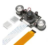 Arducam Vision Jour-Nuit pour Appareil Photo Raspberry Pi, Commutation Automatique IR-Cut Image Tout au Long de la journée, Objectif M12 Interchangeable, OV5647 5MP 1080p