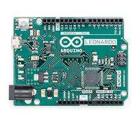 Arduino Leonardo with Headers [A000057] - Carte de développement avec microcontrôleur ATmega32U4, Compatible IDE, idéale pour projets électroniques, interfaces HID et Applications DIY.