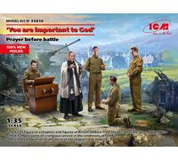 Are Important À God Prayer Before Bataille (100% New Moules ) 1:3 5 Plastic Kit
