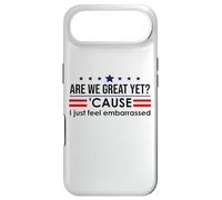 are We Great Yet Cause I Just Feel Embarrassed Anti Trump Coque pour iPhone Air